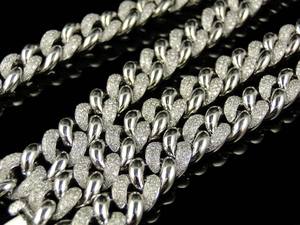 Luxury Jewlery Hip Hop Style Iced Out VVS Round Brilliant Cut Moissanite Diamond In S925 <b>Silver</b> Miami Cuban Link <b>Chain</b> for <b>Men</b> - Product Image 6