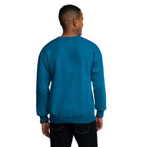 Sweat-shirts pour hommes à col rond sur mesure, hiver, polaire épais, manches longues, séchage rapide, respirant, écologique, logo personnalisé, bleu - Product Image 4