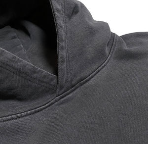 Sudadera con Capucha de Algodón 100% Orgánico, Gruesa, Ecológica, para Invierno, con Logotipo Personalizado para Hombre, Venta al Por Mayor OEM - Product Image 5