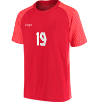 Camisetas de Fútbol Sublimadas Personalizadas al por Mayor - Manga Corta, Transpirables, de Secado Rápido, Ligeras, 100% Poliéster, Personalizadas para Equipos