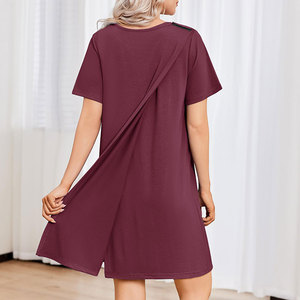 Robe d'hôpital durable et réutilisable, uniforme unisexe pour patients avec fermeture complète au dos en mélange de coton pour les hôpitaux et les centres de soins de santé - Product Image 3