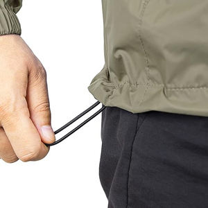 Chaqueta Impermeable con Capucha y Cuello Alto para Hombre, Estilo Urbano, de Poliéster, para Otoño, Senderismo, Viajes y Actividades al Aire Libre - Product Image 5