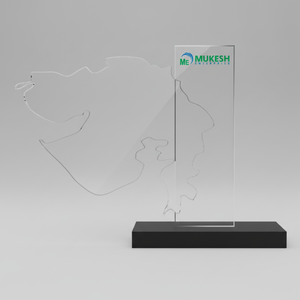 Trophée Carte de l'État du Gujarat en Acrylique pour Événements Culturels et d'Entreprise, Reconnaissance des Employés - Fournisseur en Gros Mukesh - Product Image 6