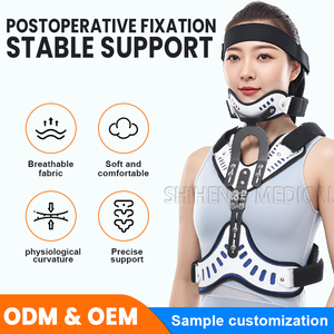 Equipo <span class=keywords><strong>de</strong></span> rehabilitación ajustable al por mayor, soporte <span class=keywords><strong>de</strong></span> órtesis Cervical para fijación <span class=keywords><strong>de</strong></span> fractura <span class=keywords><strong>de</strong></span> cabeza, cuello y <span class=keywords><strong>pecho</strong></span> - Product Image 3