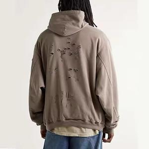 Hoodies Homme Oversize Effet Délavé et Usé, Style Vintage et Tendance – Nouveauté Très Demandée - Product Image 3