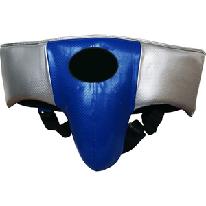 Protecteur d'entrejambe de boxe en cuir véritable pour hommes, pour le taekwondo, le karaté, MMA - Product Image 1