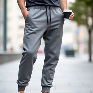 Customized Double Waistband Sweatpants Heavyweight Jogger Double Waistband Men's Sweatpants Custom Men's Streetwear <b>Trouser</b> - Product Image 1