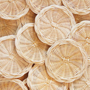Durable Rattan <b>Woven</b> Placemats Braided Seagrass Table Mats Eco-Friendly Dining Table Hot Selling Wholesale - Product Image 1