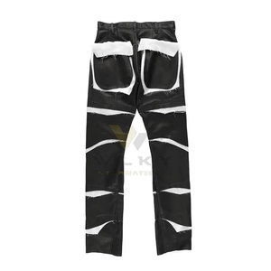 Pantalones de Cuero Suaves para Hombre con Corte Atlético Moderno, Alto Nivel de Comodidad, Gran Transpirabilidad, Diseño Flexible, Ideales para Moda Casual - Product Image 2