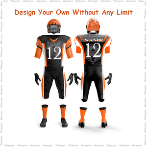 Professional Custom Made American Football Jerseys and Pants <b>Set</b> for Youth School Teams Available in All <b>Colours</b> and Sizes - Product Image 2
