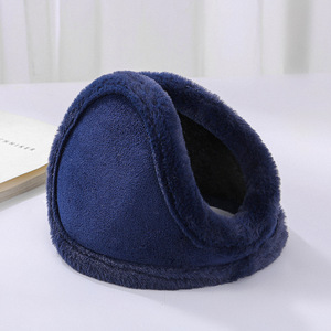 Caqui esponjoso suave felpa ajustable plegable orejeras invierno moda al aire libre espesar calentador de orejas - Product Image 5