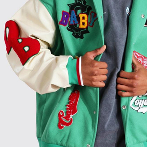 Varsity Man Vestes à vendre Meilleure qualité Design personnalisé Varsity Vestes Custom Made Varsity Jacket pour homme Lettre - Product Image 6