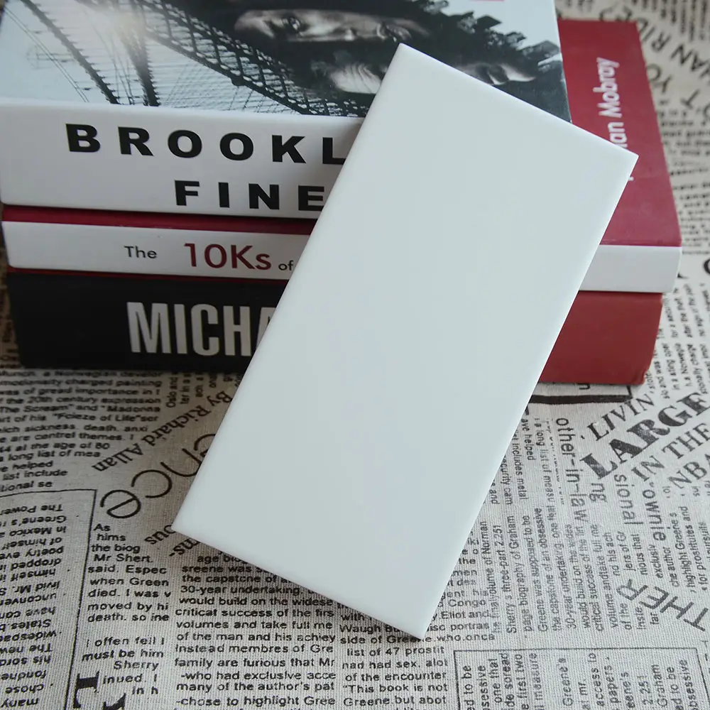 Tils 100x200mm branco fosco/branco brilhante, alta qualidade para banheiro/cozinha