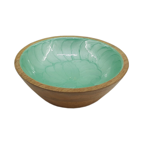 Bol à fruits de forme ronde en bois émaillé noir pour ustensiles de cuisine de table bol à salade maison et hôtels nourriture et collations bols de service - Product Image 2