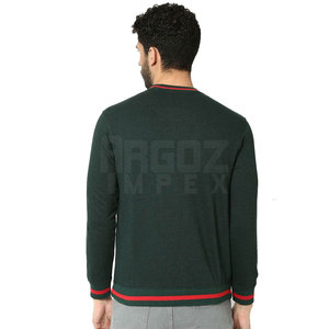 เสื้อสเวตเชิ้ตผู้ชายดีไซน์ใหม่ ผ้าฝ้ายแท้ 100% สำหรับฤดูหนาว แห้งเร็ว ระบายอากาศดี ราคาขายส่ง MOQ ต่ำ ผลิตในปากีสถาน - Product Image 2