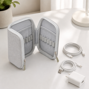 Multi Layer Digital Accessories Storage <b>Bag</b> Dustproof <b>Cable</b> Organizer Pouch with Mesh Pockets - Product Image 2