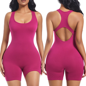 ชุดกระชับสัดส่วนบอดี้สูทรัดรูปเก็บหน้าท้องชุดบอดี้คอนแบบสั้นชุดฤดูร้อนคว้าเอวบอดี้สูท - Product Image 2