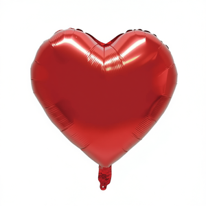 Palloncini a Cuore in Lamina Metallizzata Rossi 60cm 24in, Confezione da 12 Pezzi per San Valentino - Product Image 2