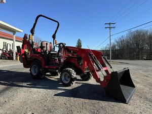 Tracteur agricole Mahindra 1120HST 4x4 pas cher avec chargeur + pelle rétrocaveuse, mini tracteur agricole avec pelle rétrocaveuse à vendre - Product Image 3