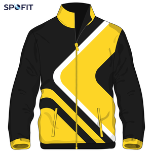 Chaqueta Deportiva con Cuello Alto para Hombre, Chaqueta Deportiva Informal, Chaqueta Deportiva con Estampado por Sublimación de Poliéster Premium, Sudadera con Cremallera - Product Image 1