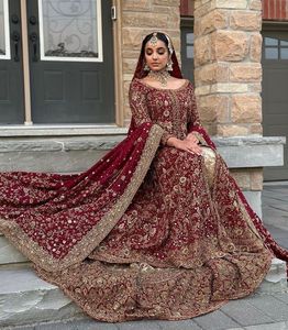 NEW ZARI EMBROIDERY WORK on <b>BRIDAL</b> <b>JACKET</b>, LEHENGA WITH DUPATTA DRESS Embellished WITH CRYSTAL GLASS BEADS,STONE,DABKA Work@2023 - Product Image 1