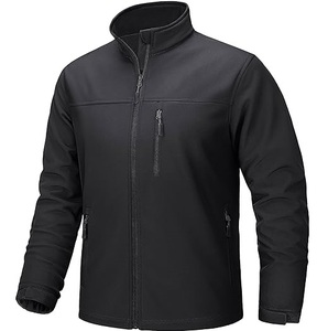 Qualité supérieure Respirant Imperméable Chaud et Résistant à l'Usure Softshell Veste Hommes En Plein Air Zip Poches Soft Shell Veste Pour Homme - Product Image 4