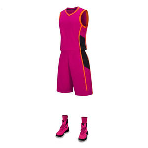 Vente en gros de haute qualité Logo personnalisé Design sublimé 100% Polyester Basketball Wear Uniforme - Product Image 4