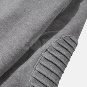 Haute qualité hommes coton mélangé sweats à capuche sweat respirant pull en gros basiques Streetwear sweat à capuche - Product Image 4