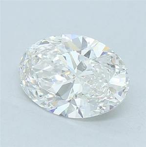 เพชรเลี้ยงในห้องปฏิบัติการ รูปไข่ 2.03 กะรัต สี F ความสะอาด VVS2 - Product Image 1