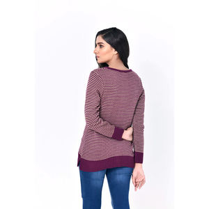 Cardigan vert à col en V pour femme Pull à manches longues en laine tricotée pour l'hiver Style décontracté Motif solide - Product Image 3