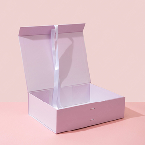 Free Sample Portable OEM Rectangle Custom Cardboard Flat Pack Folding <strong>Box</strong> Packaging Magnetic <strong>Paper</strong> Foldable Gift <strong>Box</strong> - Product Image 5