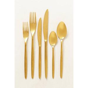 Ensemble de couverts en laiton économique avec des détails de qualité supérieure, idéal pour les dîners et les tables de tous les jours - Product Image 3