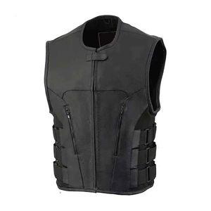 Gilet en cuir de moto de course avec logo personnalisé pour hommes, haute qualité, léger, style classique, respirant, vêtements de sport, prix bas - Product Image 3