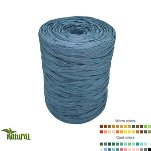 High Quality Organic Raffia Yarn Soft Natural Wood Fiber Eco-Friendly Craft Ribbon in Different Colors - Product Image 6