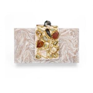 Bolso de mano de resina, bolso de mano llamativo, accesorio de moda, bolso de resina a la moda, bolso elegante, bolso de mano transparente moderno - Product Image 4