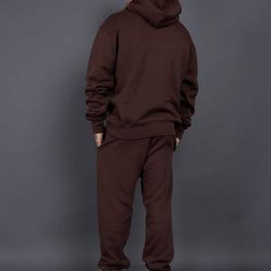 Unisex Plain 2 Piece Jogger Set Wholesale Custom Blank Cotton Jogging Sweat Suit <b>Oversized</b> <b>Sweatpants</b> Men Tracksuits - Product Image 3
