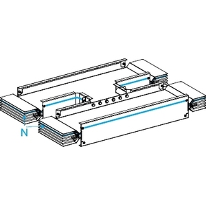 Per SCHNEIDER ELECTRIC KTA5000HC410 CANALIS KT 4X5000AL H EDGEWISE Busway e Cavo - Product Image 1