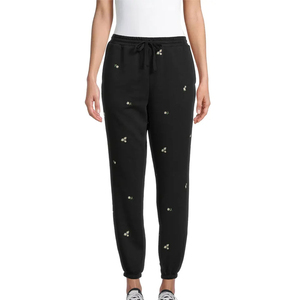 Pantalones Jogger Casuales de Invierno para Mujer, Color Sólido, Nuevo Estilo Moderno, Cintura Elástica, Lona, Personalizables, Transpirables y Resistentes al Viento - Product Image 1