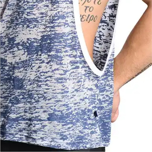 La última camiseta sin mangas para hombre para Fitness, camiseta sin mangas de algodón con puños sin mangas, camiseta interior de entrenamiento para hombre, camisetas de gimnasio - Product Image 6