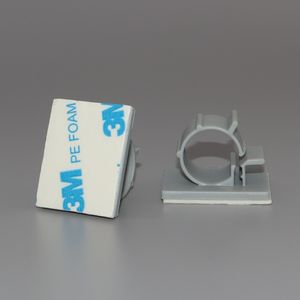 Braçadeiras autoadesivas ajustáveis plásticas de nylon do cabo, grampos da montagem do fio, grampos da retenção do cabo - Product Image 1