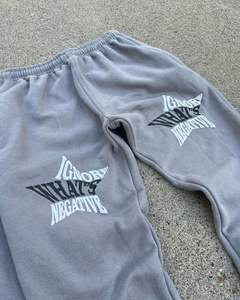 Ensemble de survêtement grec personnalisé pour hommes : sweat à capuche et pantalon de jogging gris, tenue zippée en polyester/coton, séchage rapide, mode décontractée streetwear - Product Image 5