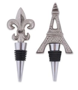 Chrome Plated Luxury Eco-Friendly Heavy Duty Collectible Barware Silver Tone Metal Crystal Accent Combination <b>Bottle</b> <b>Stopper</b> - Product Image 6