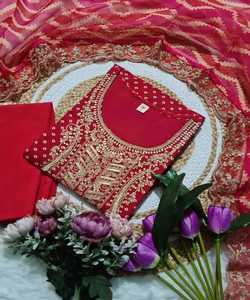 Robe Georgette Modern Daily Wear avec broderie florale chic et sequin Work kurta. - Product Image 2