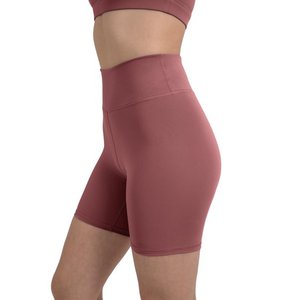 Pantalones cortos de entrenamiento de cintura alta para mujer, pantalones cortos transpirables de doble capa con bolsillos laterales para ocio al aire libre, Fitness, Yoga - Product Image 4