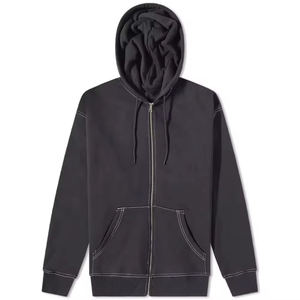 เสื้อมีฮู้ดปรับแต่งซิปได้ผ้าคอตตอนผ้าเกล็ดปลาขนาดใหญ่พิเศษ400 420 100% 500gsm - Product Image 2