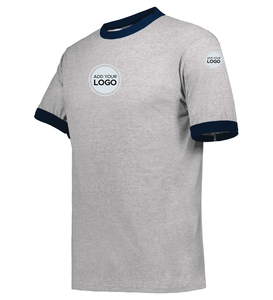 เสื้อยืดริงเกอร์ แบรนด์เสื้อยืดโลโก้แบบกำหนดเอง เสื้อยืดผู้ใหญ่แบบกำหนดเอง - Product Image 5
