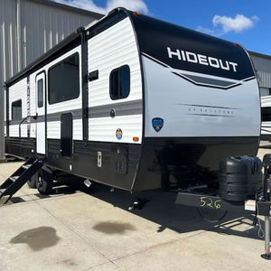 Caravana Usada Keystones RV Hideout East 24FKS 2022, Remolque de Viaje de Acero Inoxidable y Aluminio, Diseño Moderno y Ligero, para 6 Personas - Product Image 1