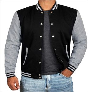Profesional Junior Varsity equipo de béisbol chaquetas de abrigo nuevo diseño lana deporte correr CollegeBaseballjacket para hombres DDP envío - Product Image 5