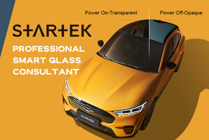 Película Inteligente para Ventanas con Privacidad PDLC STARTEK para Reequipamiento de Vidrios de Automóviles - Product Image 3
