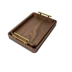 Nouveau plateau de service design avec poignée en métal adapté aux assiettes à salade et aux plats de fête, de mariage et de festival - Product Image 1